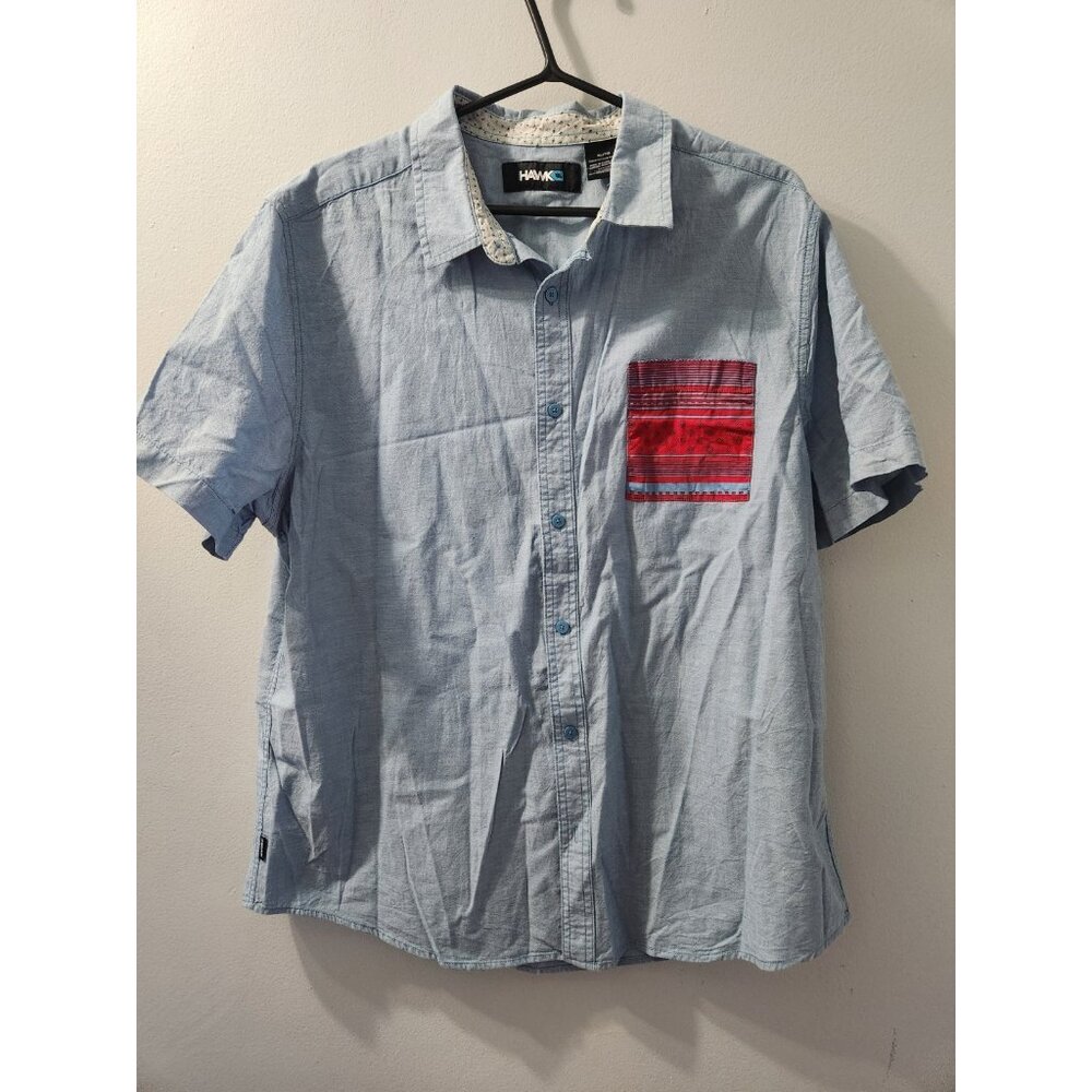 Hawk Men Short Sleeves Shirt XL Pre-Owned